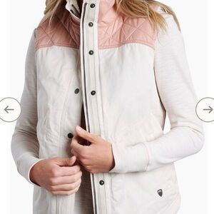 Kuhl Women's Pink and Cream Vest